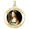 thumbnail image 1 of Picturesongold.Com Saint Isabella Religious Medal Necklace Pendants Female Adult-1in 14K Yellow Gold, 1 of 8