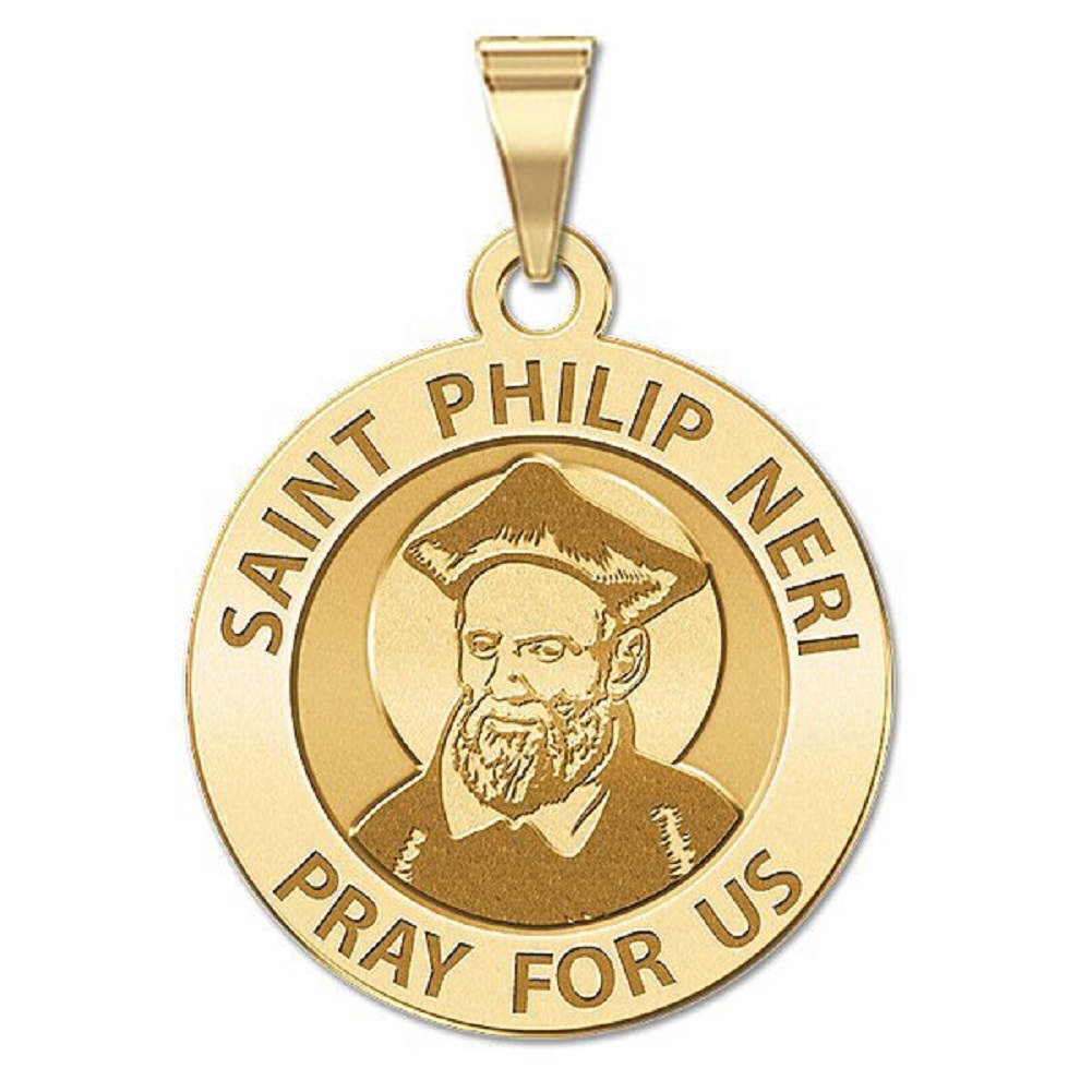 Saint Philip Neri Religious Medal Adult 1 inch