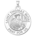 thumbnail image 1 of Picturesongold.Com Saint Thomas Religious Medal Necklace Pendants Adult-3/4in Nickel-Sterling Silver, 1 of 8