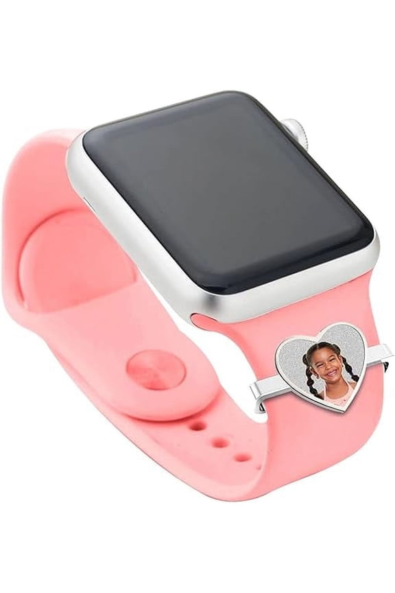 Smart Watch Photo Charm in Stainless Steel