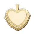 thumbnail image 1 of Picturesongold.Com Solid 14k Yellow Heart Shape Yellow Picture Locket Necklace Pendants - 1 inch x 1 inch, 1 of 1