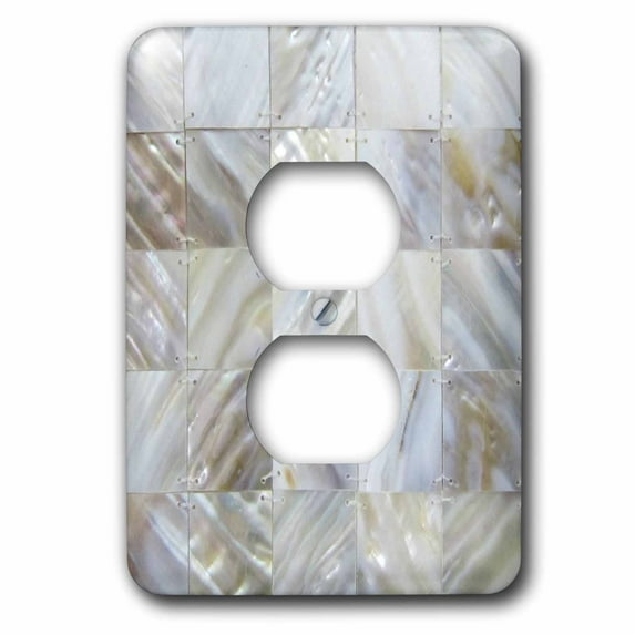 3dRose, Picturing Mother Of Pearl, 2 plug outlet cover