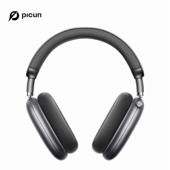 Picun F8 Pro Wireless Headphones - 52dB Noise Cancellation, 5 Smart ENC Mics, Detachable Fabric Ear Cushions, 120 Hour Standby, Seamless Dual Device Connection for All-Day Use and Boosted