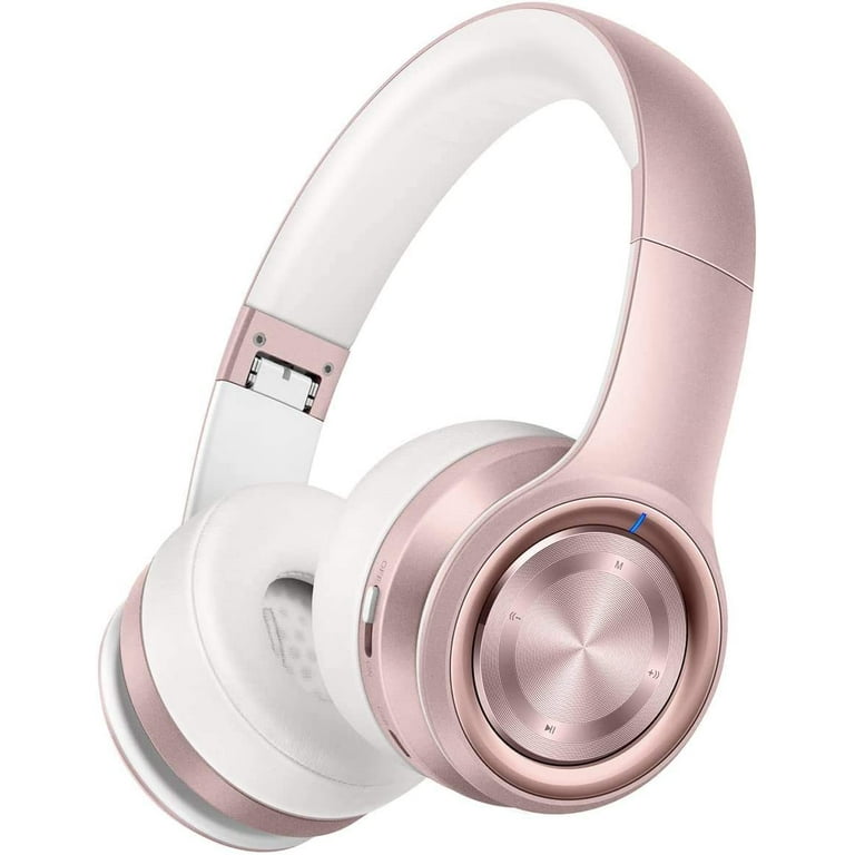 Picun P26 Casque Bluetooth Over Ear 40H Playtime Hi-Fi Stéréo Casque Sans  Fil Fille Deep Bass Pliable Filaire / Sans Fil / TF pour Téléphone / TV  Écouteurs Sans Fil Bluetooth 5.0