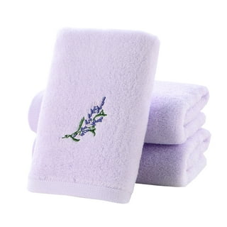 Dublin Rose Blue Embroidered Floral Bath Towel Set