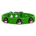 thumbnail image 1 of Pidgey The Penguin Widget Genuine Leather Dog Collar Emerald Green Size 10, 1 of 2