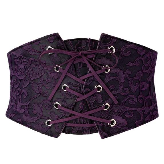 Pidzorl Women's Renaissance-Inspired Corset Belt, Elastic Wide Waist Belt for Dresses and Outfits