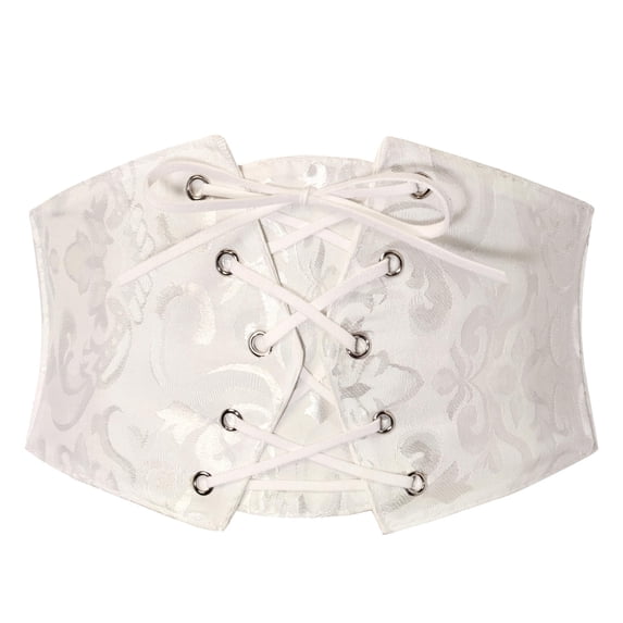 Pidzorl Women's Renaissance-Inspired Corset Belt, Elastic Wide Waist Belt for Dresses and Outfits