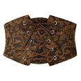 thumbnail image 1 of Pidzorl Women's Renaissance-Inspired Corset Belt, Elastic Wide Waist Belt for Dresses and Outfits, 1 of 7