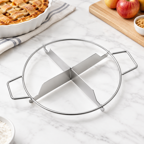 Pie 4 Slice 10" Stainless Steel