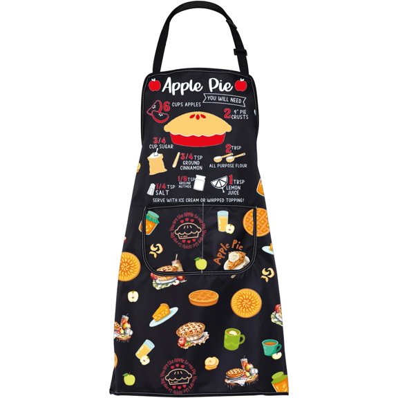 Pie Apron Pie Baker Gifts Apple Pie Recipe Baking Apron Kitchen Apron with Pockets Pie Lover Gifts Pastry Chef Gifts