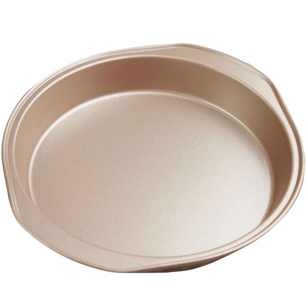 TABLZONE Heat-Resistant Non-Stick Golden Metal Pie Pans for Kitchen by Tablzone