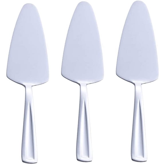 Pie Cake Server, 9.3-inch Stainless Steel Pizza Pastry Server Set of 3, Dishwasher Safe