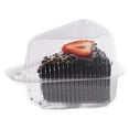 thumbnail image 1 of Pie Containers - 20 Pack Clear Cake Containers with Dome Lids, Single Slice Cheesecake Boxes, Disposable Pie Slice Containers for Transporting & Selling Desserts, 1 of 3