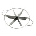 thumbnail image 1 of Pie Cutter 10.2 Inches Diameter Stainless Steel Pie Slicer Rust Proof Cake Divider with Side Handle Pie Cutter Press for Commercial Home(6 Cut), 1 of 5
