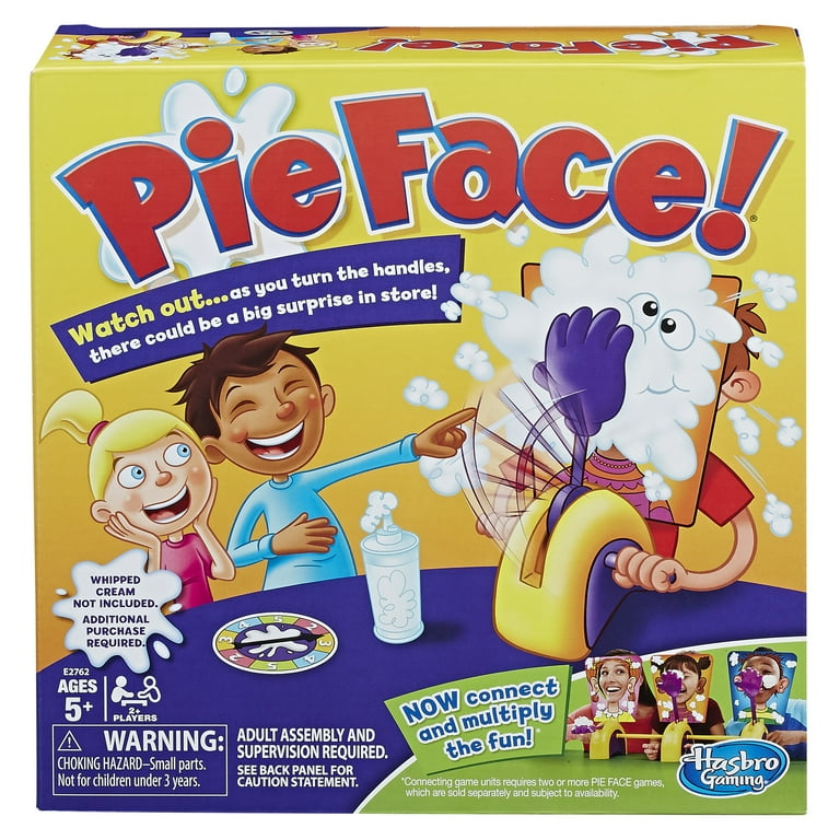 Pie Face Game Whipped Cream Family Game Kids Ages 5 and Up