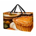 thumbnail image 1 of Pie Large Capacity Foldable Laundry Organizer Storage Bins Beach Bag Storage Bag Reusable Oxford Cloth, 1 of 7