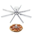 thumbnail image 1 of Pie Marker Whole Pie Cutter Pie Cutter 6 Slice/8 Slice/10 Slice Pie And Cake Marker Aluminum Alloy And Portion Divider Pie Pan Divider Insert Pie Separator Cutter Baking Tools, 1 of 5