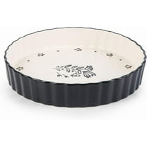 Pie Pan Tart Pan Quiche Ceramic Pie Dish Pie Plate Tart Pans 9 inch Deep Dish Pie Pan Quiche Pan