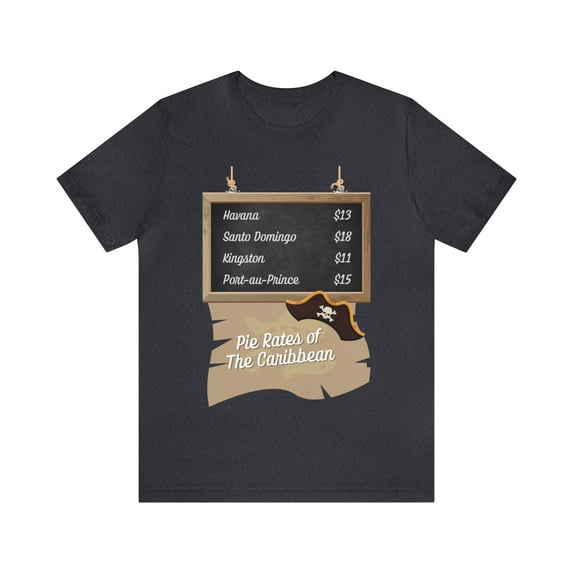 Pie Rates Of the Caribbean Dad Joke tShirt