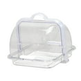 thumbnail image 1 of Pie Serving Tray Cake Carrier with Handle with Lid Portable Multipurpose Cake Container Kitchen Drain Rack for Dishes Vegetables Camping, 1 of 9