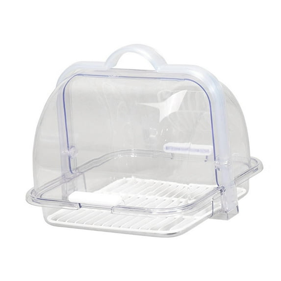 Pie Serving Tray Cake Carrier with Handle with Lid Portable Multipurpose Cake Container Kitchen Drain Rack for Dishes Vegetables Camping