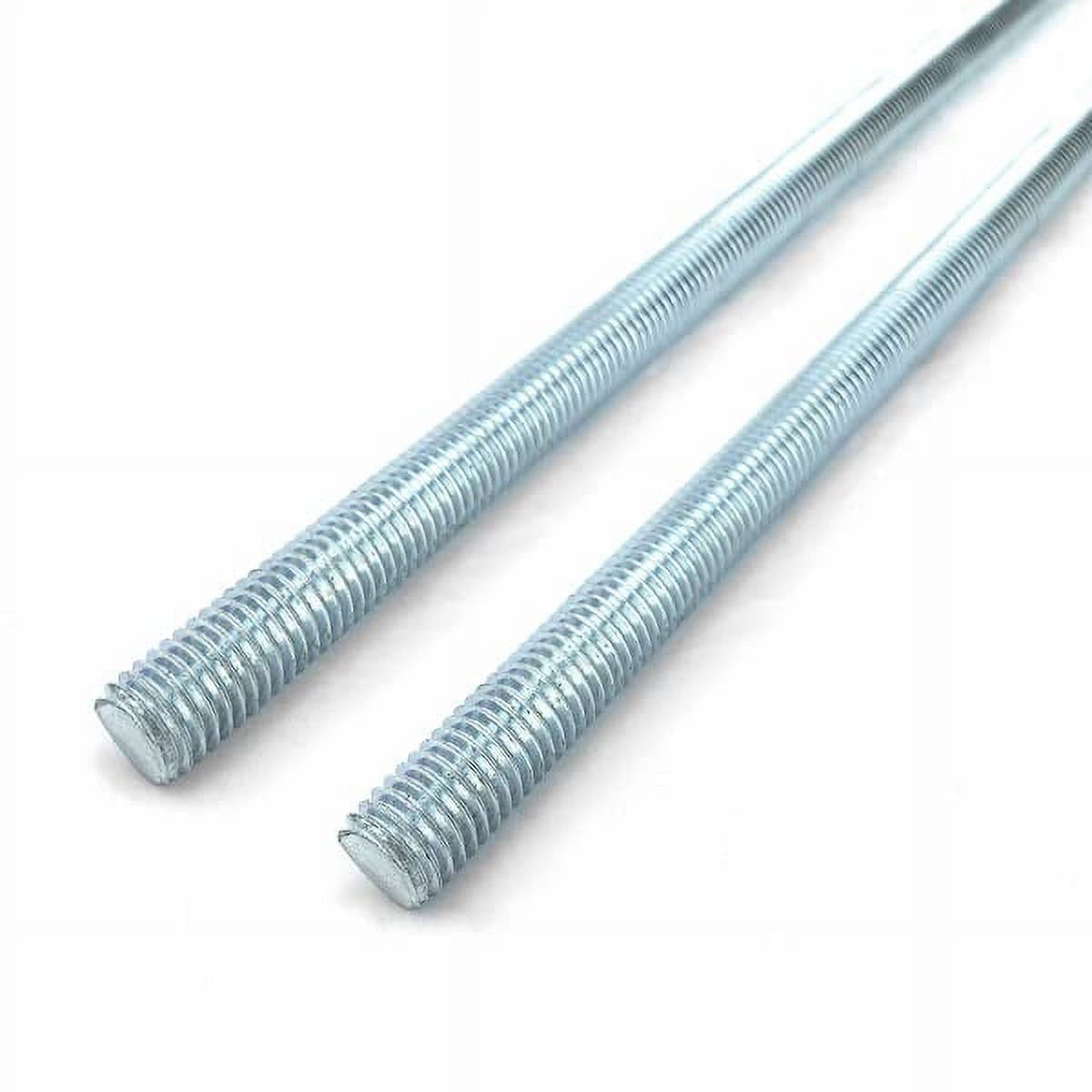 Piece) 1/4-28x3' ft Fully Threaded Rod Grade A UNF Fine Full Threads Zinc Clear