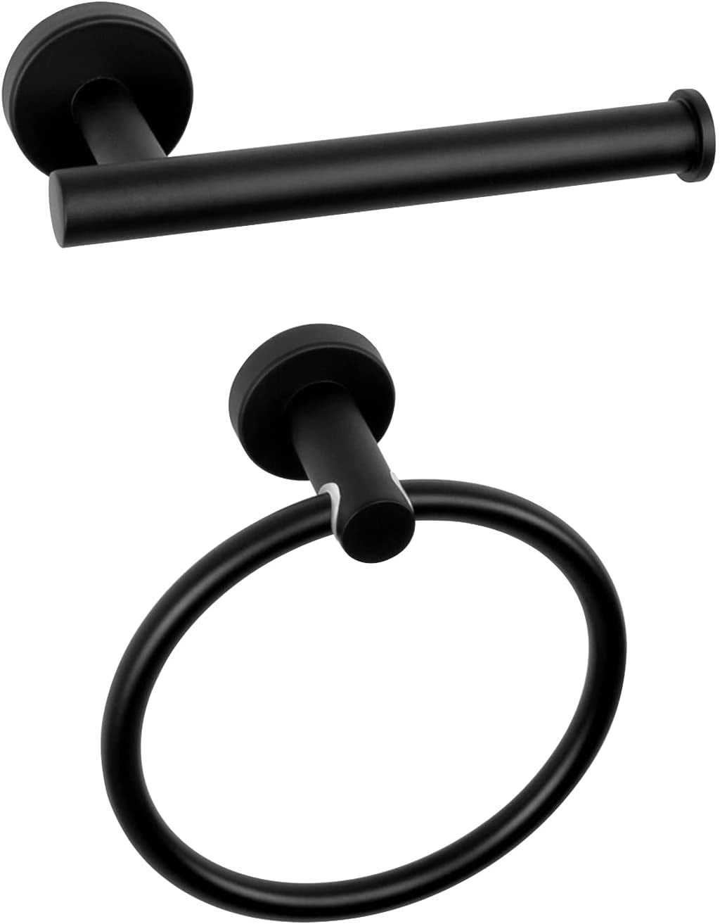 Piece Bathroom Hardware, Towel Ring and Toilet Paper Holder - Stainless