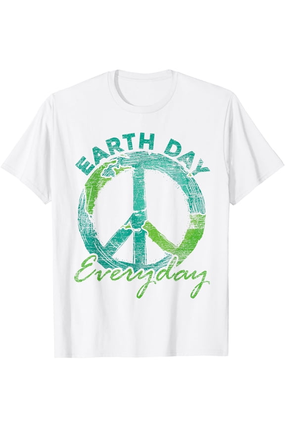 Piece Everyday Earth Day T-ShirtMen's and women's pure cotton short-sleeved shirts
