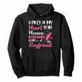 thumbnail image 1 of A Piece Of My Heart Is In Heaven In Memory Of Friend Pullover HoodieMen's Summer Hoodie Lightweight & Breathable Pullover,Outdoor Streetwear For Casual & Active Wear, 1 of 1