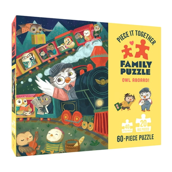 Piece It Together Family Puzzle: Owl Aboard! (Game)
