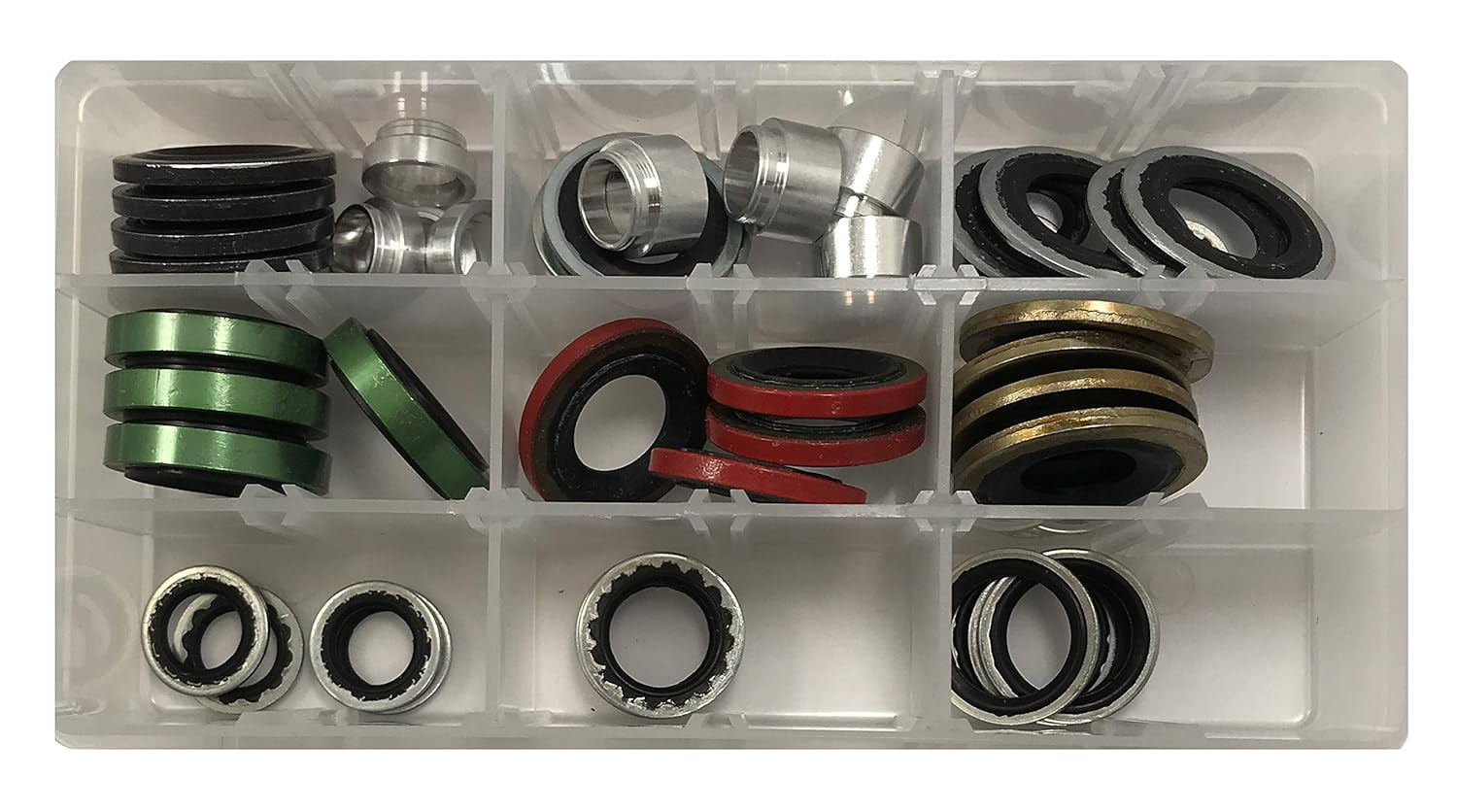 Piece Master Slim Line Block Fitting Sealing Washer & Insert Assortment ...