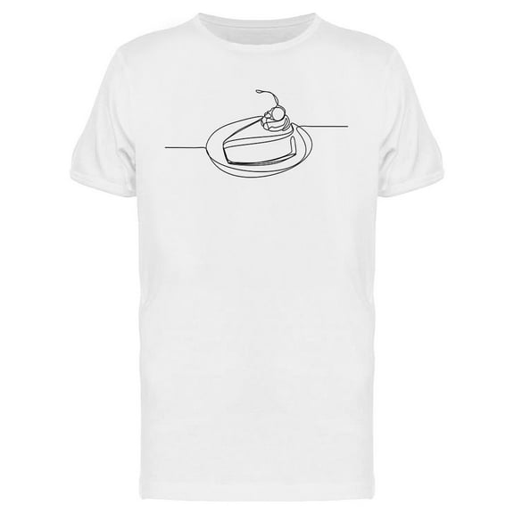 Piece Of Cake Design T-Shirt Men -Image by Shutterstock, Male Small