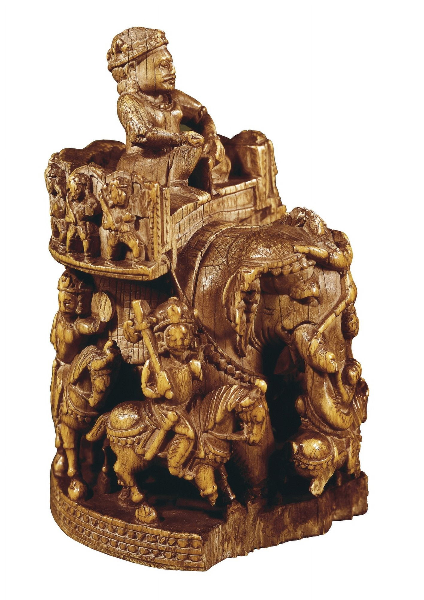 Piece Of Chess Representing An Elephant Belonging To Charlemagne Canvas Art - (18 x 24)