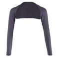 thumbnail image 1 of Piece Shoulder Long Sleeve Stretchy Arm Cover Shrug Gray, 1 of 8
