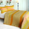 thumbnail image 1 of Piece Together Memories - 3 Pieces Patchwork Quilt Set  Full & Queen Size - Yellow, 1 of 1