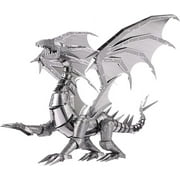 Piececool 3D Metal Puzzle Model Kits- Dragon Flame Metal Building Kit for Adults, Brain Teaser DIY 3D Dragon Puzzles Model Kits STEM Toys for Teens Men Family, 115 Pcs