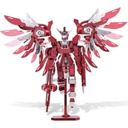 Piececool 3D Metal Puzzles for Adults, Thundering Wings Figure Mecha Model Kits Stee Building Blocks, Brain Teaser DIY Learning Toys for Teens Man Woman, 215 Pcs
