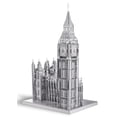 thumbnail image 1 of Piececool 3D Puzzles Metal Big Ben Model Kit, The Clock Tower London Architecture Building Kit, Silver - 49Pcs, 1 of 1