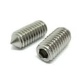Pieces) 1/420x3/8" Stainless Steel Coarse Thread Cone Point Allen