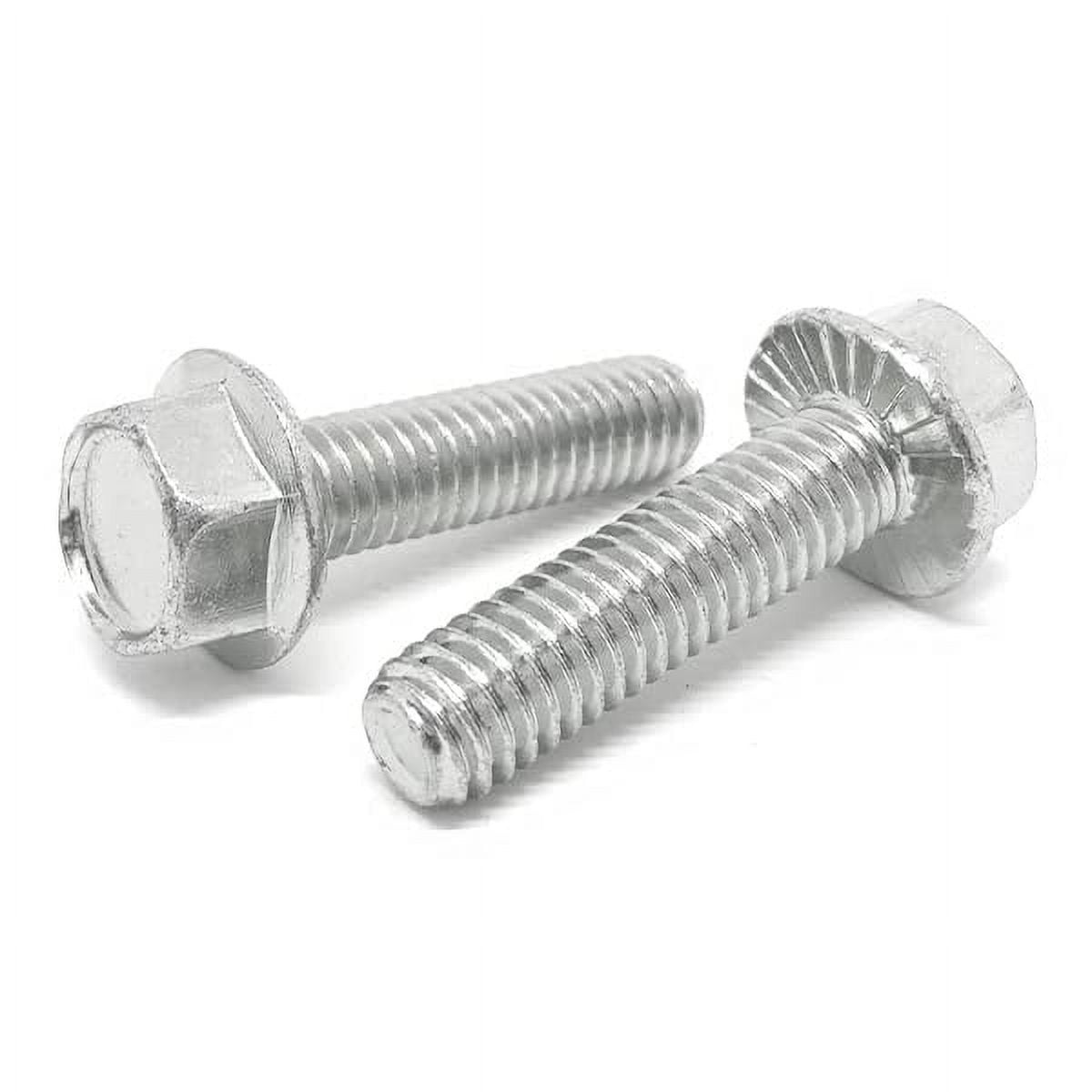 Pieces 3 8 16X1 1 4 18 8 Stainless Steel Serrated Hex Flange Bolts pieces-3-8-16x1-1-4-18-8-stainless-steel-serrated-hex-flange-bolts