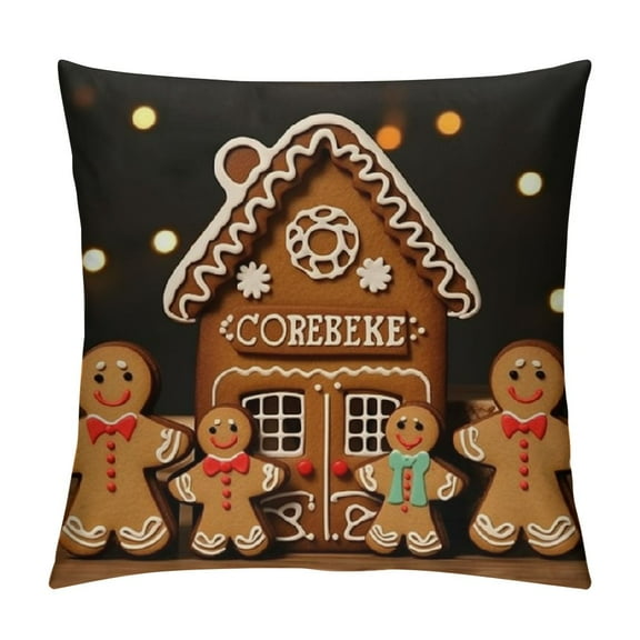 Pieces Christmas Tiered Tray Decor Wooden Truck Tree Decor Farmhouse Table Shelf Decorations Xmas Wooden Decorative Book Decor Rustic Gingerbread Decor Sign for Christmas Holiday (Gingerbread)