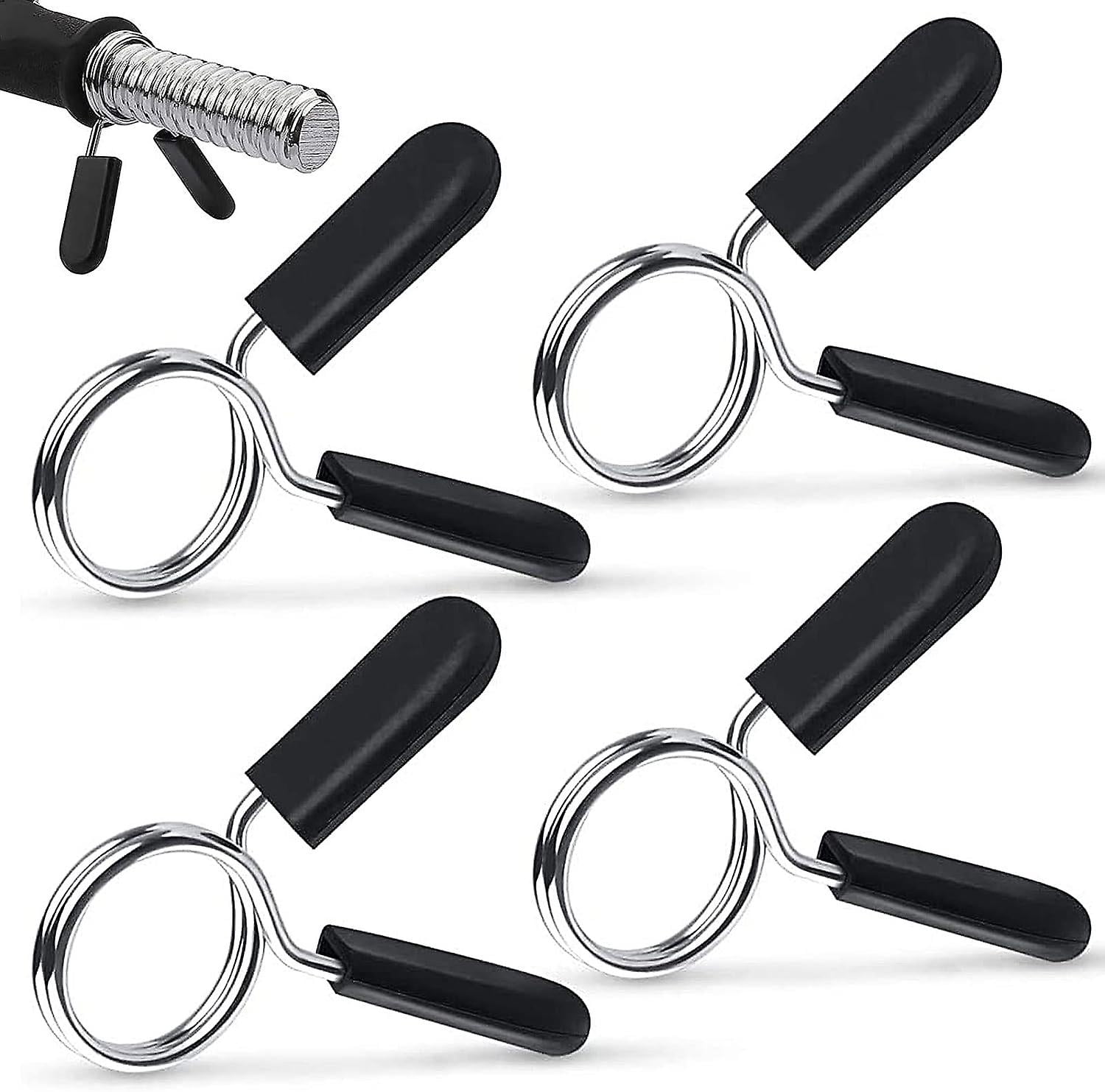 Pieces Dumbbell Spring Clips Weight Lifting Spring Clips for 30mm