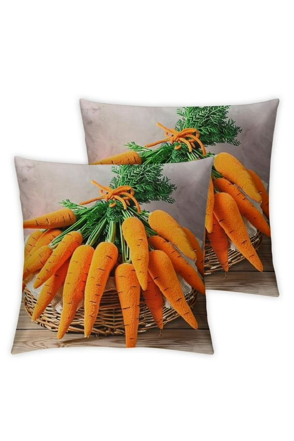 Pieces Easter Carrots Toy Artificial Fabric Carrot for Bunny Decor Seasonal Vegetables Toy Non Woven Farm Fresh Carrot for Home Kitchen Tiered Tray Party DIY Decorations Supply (Yellow)
