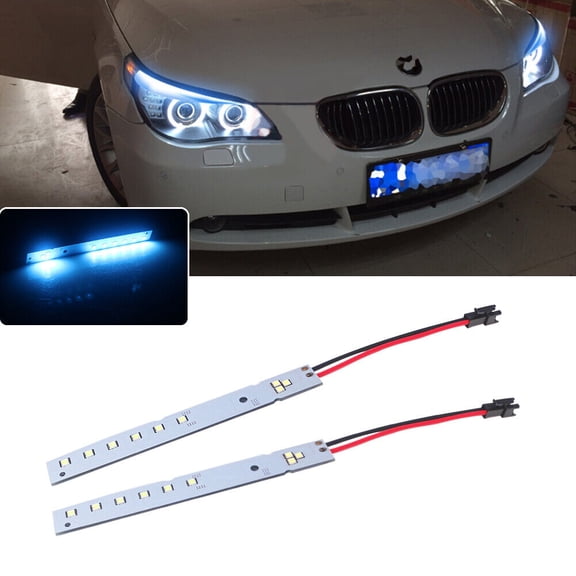 Pieces Ice Blue LED Eyebrow Light Mod for 2008 - 10 for BMW E60 LCI M5 5 Series -