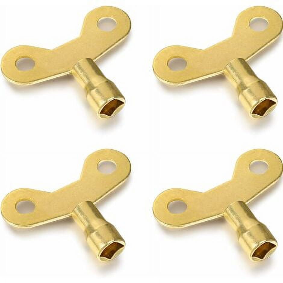 Pieces Radiator Keys Solid Brass Radiator Bleed Key Vent Air Valve Key