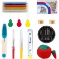 thumbnail image 1 of Pieces Sewing Tool Set - 144pcs Including Tomato Pin Cushion Seam Rippers, Scissors, Tape Measure Sewing Pins Tailors Chalk for Quilting Needlework DIY Crafts, 1 of 6