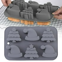 Pieces of 6 Christmas Tree Silicone Mold, Christmas Tree Mold, Christmas Silicone Molds, Christmas Cake Pop Mold for Holiday Baking Essentials