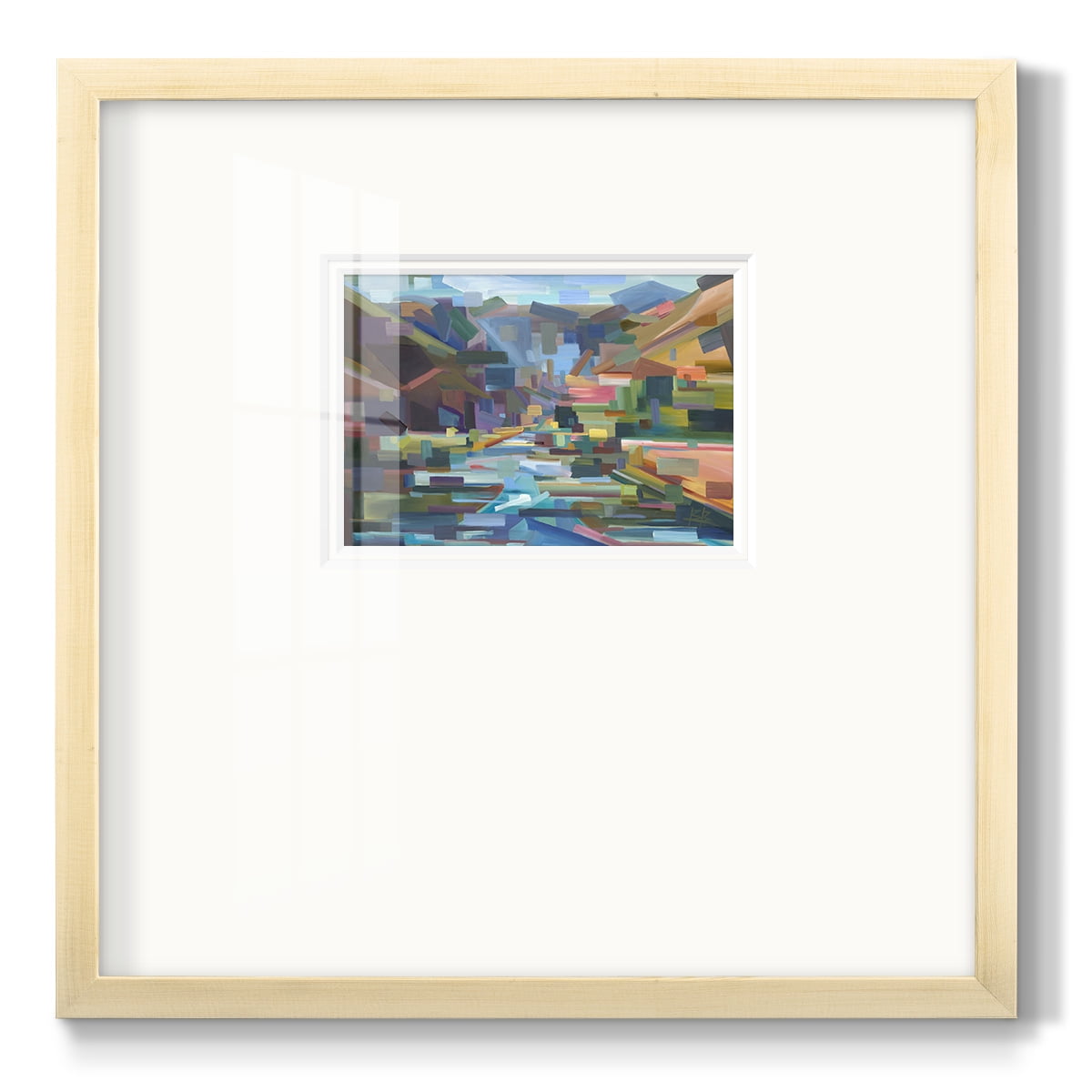 Pieces of Yakima Canyon-Premium Framed Print