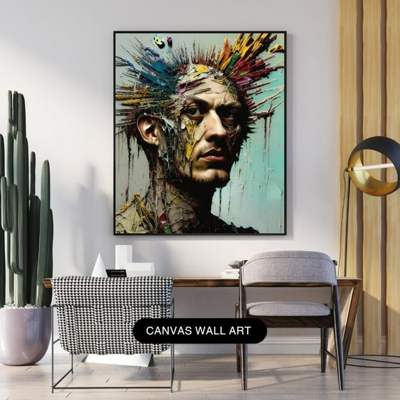 Piecing Together the Mind- Canvas Wall Art